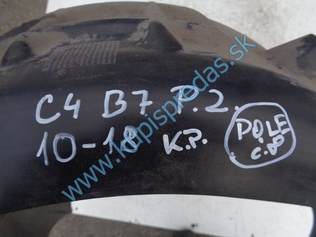 pravý zadný podblatník na citroen c4 II, 9687462780